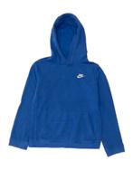 NIKE Boys Hoodie Jumper 12-13 Years Large  Blue Cotton, Verzenden, Nieuw
