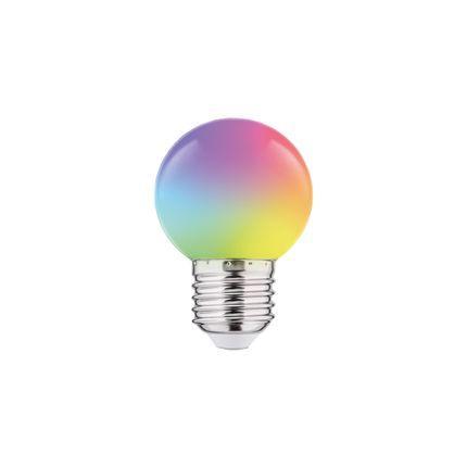 Thorgeon LED kogellamp gekleurd E27 1W RGB Niet dimbaar P45