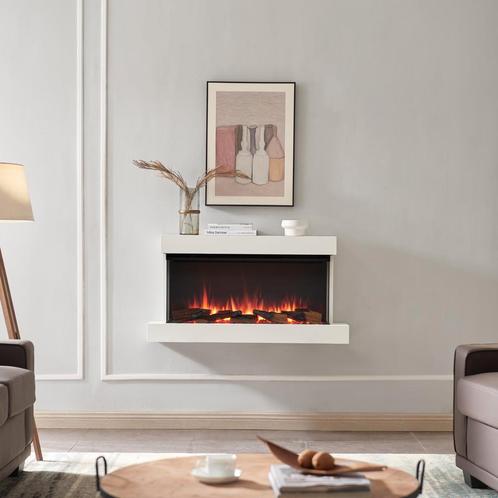 BALDERIA Achilles Elektrische Haard - Wit *Uit assortiment*, Huis en Inrichting, Haarden, Elektrische haard, Nieuw