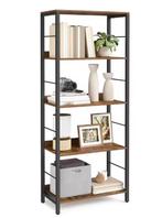 Boekenkast 5 Lagen – Industrieel Wandrek en Opbergrek, Huis en Inrichting, Verzenden, Nieuw