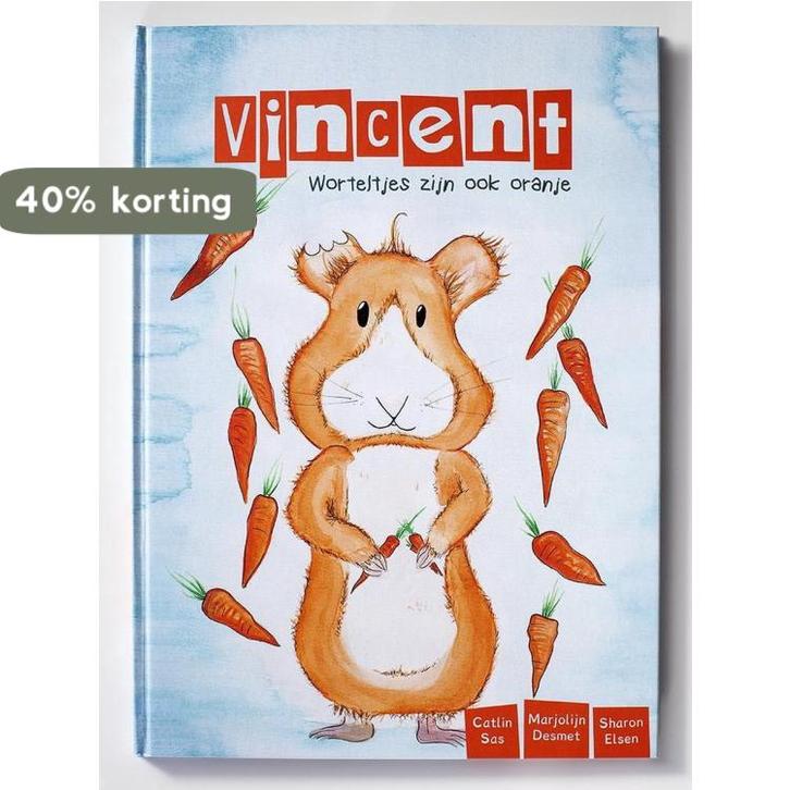 VINCENT worteltjes zijn ook oranje 9789082238518, Boeken, Kinderboeken | Kleuters, Zo goed als nieuw, Verzenden