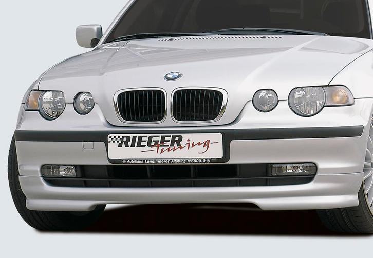 Rieger frontspoiler | 3er E46: 02.02- - Compact | stuk onges, Auto-onderdelen, Carrosserie en Plaatwerk, Nieuw, BMW, Verzenden