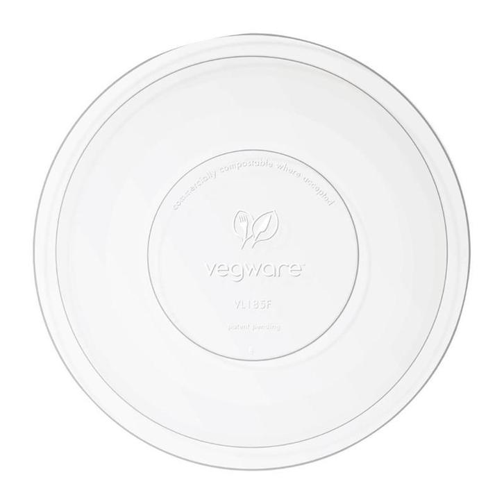 Vegware 185-serie composteerbare platte deksels (300 stuks), Huis en Inrichting, Keuken | Keukenbenodigdheden, Verzenden