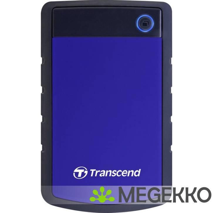 Transcend StoreJet 25H3 Rugged 2TB Blauw, Computers en Software, Harde schijven, Nieuw, Verzenden