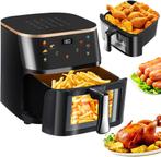 Zwarte 9L Airfryer met visueel venster, geschikt voor het he, Verzenden, Nieuw