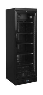 TEFCOLD CEV435 Black – Glazen Koelkast 358 Liter, Nieuw in verpakking, Koelen en Vriezen