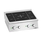 GGM Gastro | Inductiekookplaat - 14 kW - 4 kookplaten |, Verzenden, Nieuw in verpakking, Fornuis, Frituur en Grillen