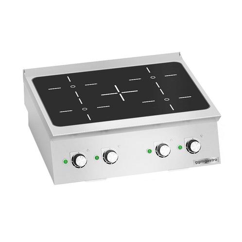 GGM Gastro | Inductiekookplaat - 14 kW - 4 kookplaten |, Zakelijke goederen, Horeca | Keukenapparatuur, Fornuis, Frituur en Grillen