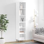 vidaXL Hoge kast 34,5x32,5x180 cm bewerkt hout wit, Huis en Inrichting, Kasten | Dressoirs, Nieuw, Verzenden