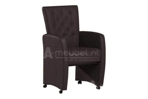 Eetkamerstoel Carina - eetkamerstoelen - Bruin, Huis en Inrichting, Stoelen, Bruin, Nieuw, Stof