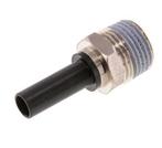 10mm x R1/2 insteekfitting Messing/PA 66 Buitendraad NBR, Verzenden, Nieuw