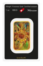 1 Troy Ounce - Goud .999 - Argor-Heraeus Kinebar - Verzegeld, Postzegels en Munten, Edelmetalen en Baren