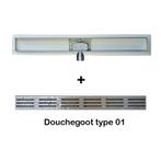 Douchegoot | Kies uit verschillende maten en 5 typen rooster, Doe-het-zelf en Verbouw, Verzenden, Nieuw