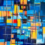 Bleu Moisette - Lignes sur lignes et couleurs