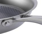 2dekans | Resto Altair Koekenpan Ø24 cm – Tri-ply RVS –, Ophalen of Verzenden, Nieuw