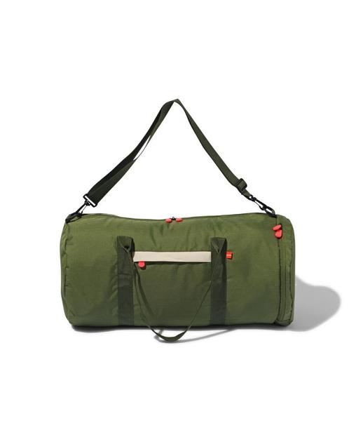 HEMA Opvouwbare duffel tas rPET 38L 53x26x28 groen, Sieraden, Tassen en Uiterlijk, Tassen | Reistassen en Weekendtassen, Nieuw