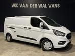 Ford Transit Custom 2.0 TDCI 130pk L2H1 Euro6 Airco | Camera, Stof, Gebruikt, Wit, Dealer onderhouden