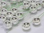 Kerstballen op Lange draad Zilver 5 cm 30 stuks, Ophalen of Verzenden, Nieuw
