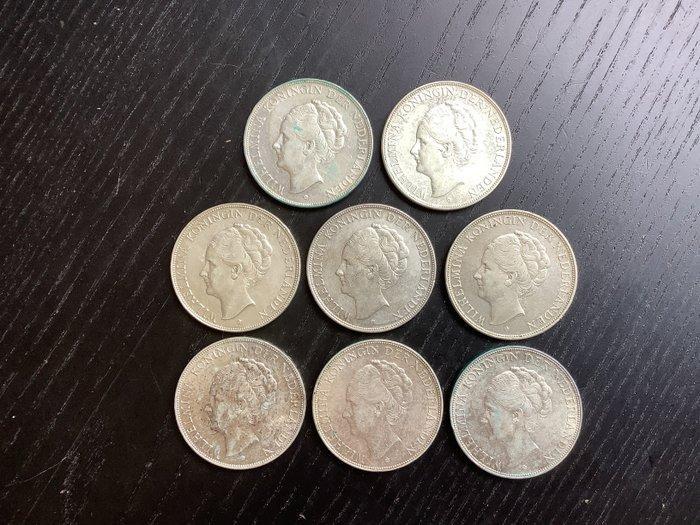 Nederland. Wilhelmina. 2 1/2 Gulden 1929-1940 (Zonder, Postzegels en Munten, Munten | Nederland