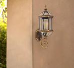 Retro Buitenwandlamp Aluminium en amp; Glas, Tuin en Terras, Buitenverlichting, Verzenden, Nieuw