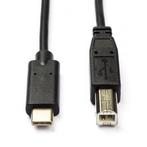 USB C naar USB B kabel | 1 meter | USB 2.0, Verzenden, Nieuw