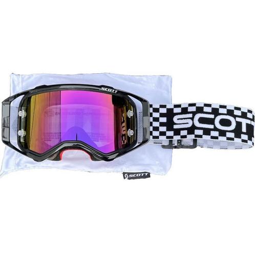Crossbril Scott Prospect - Zwart / Wit / Paars, Motoren, Kleding | Motorkleding, Nieuw met kaartje, Motorcrosskleding, Verzenden