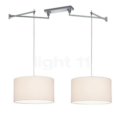 Helestra Certo Hanglamp 2-lichts, wit - rond (Hanglampen), Huis en Inrichting, Lampen | Hanglampen, Nieuw, Verzenden