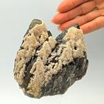 ROZE DOLOMITEN met WOUDERQUARTZ Kristalen - Hoogte: 100 mm -