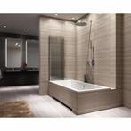 REA Badwand - 80x140 cm - Draaibaar - Veiligheidsglas - C..., Ophalen of Verzenden, Nieuw