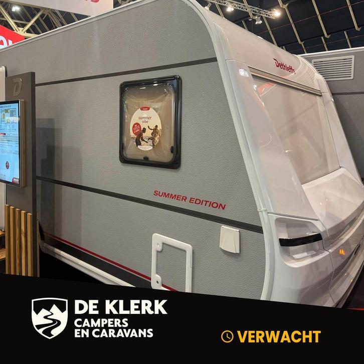 Dethleffs 460 EL Summer Edition Christmas Special - verwacht, Caravans en Kamperen, Caravans, Dethleffs, 6 tot 7 meter, Ophalen