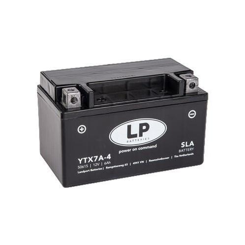 LP YTX7A-4 (SLA 12-6) Motor accu 12 volt 6,0 ah (50615 - MS, Motoren, Onderdelen | Overige, Nieuw, Ophalen of Verzenden