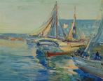 Sujatno Koempoel (1912-1987) - Gezicht op de haven