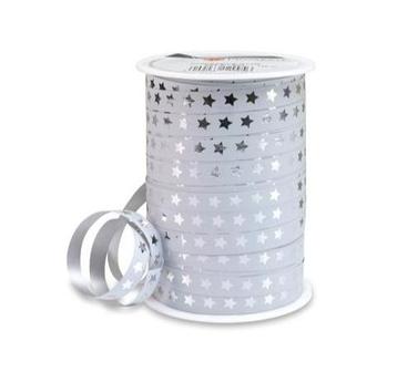 Krullint Kerst Sterren Wit - 10mm beschikbaar voor biedingen