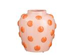 Mica Decorations Vaas Smiley - 30x30x32.5 cm - Keramiek -, Verzenden, Nieuw