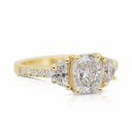 Ring - 18 karaat Geel goud - 2.51ct. tw. Diamant, Nieuw