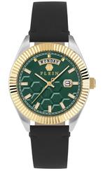 Philipp Plein PWPVA0124 Date Superlative Gent horloge, Sieraden, Tassen en Uiterlijk, Horloges | Heren, Overige merken, Leer, Staal