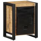 vidaXL Nachtkastje 40x30x51 cm massief ruw mangohout, Huis en Inrichting, Slaapkamer | Nachtkastjes, Minder dan 45 cm, Verzenden