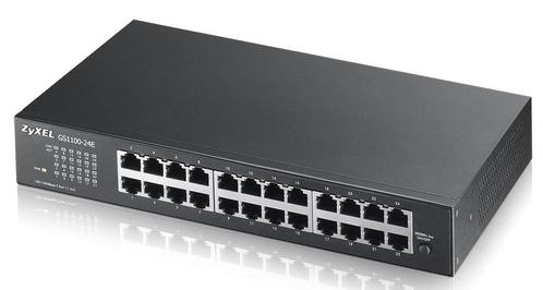 Zyxel GS1100-24E Gigabit switch Refurbished Plug en Play, Computers en Software, Netwerk switches, Refurbished, Ophalen of Verzenden