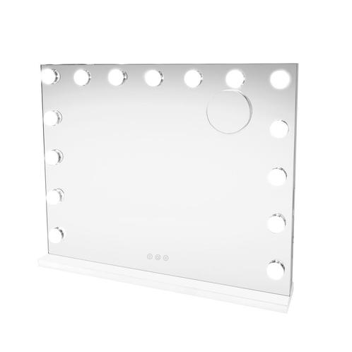 Monster Shop LED Bluetooth Spiegel - Dimbare Make-up Spiegel, Huis en Inrichting, Woonaccessoires | Spiegels, Verzenden
