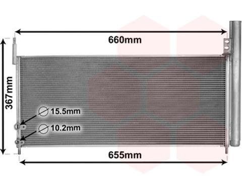 LUCHTCONDENSATOR VOOR TOYOTA PRIUS PLUG-IN HYBRID 2012-2016, Auto-onderdelen, Airco en Verwarming, Nieuw, Ophalen of Verzenden