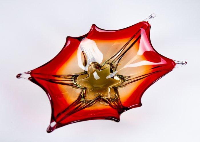 Schotel - Uraniumglas - Kom - Glas, Antiek en Kunst, Antiek | Glas en Kristal