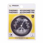 Benson Thermo - en Hygrometer - Analoog - Rond - Ø 75 mm, Audio, Tv en Foto, Weerstations en Barometers, Nieuw, Ophalen of Verzenden