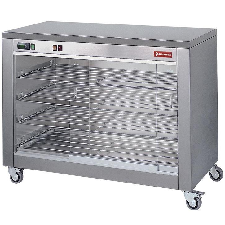 Verwarmde Vitrinekast 60 Kippen, Op Wielen, Zakelijke goederen, Horeca | Keukenapparatuur, Nieuw in verpakking, Ophalen of Verzenden