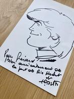 Tibet - Ric Hochet - Dessin dédicacé à Gérard Méano - (1980), Nieuw