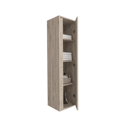 Aanbieding: Kolomkast BWS Sally 160 cm 1 Deur Licht Hout, Doe-het-zelf en Verbouw, Sanitair, Ophalen of Verzenden