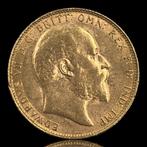 Verenigd Koninkrijk. Edward VII. 1 Sovereign - Edward VII, Postzegels en Munten