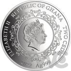 Ghana. 2 Cedis 2022 Tooth Fairy Proof Silver Coin 1/2 oz