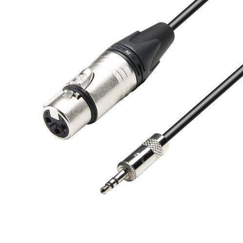Adam Hall K5MYF0150 XLR female naar mini-jack stereo 1,5m, Muziek en Instrumenten, Kabels en Stekkers, Nieuw, Ophalen of Verzenden
