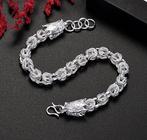 Zonder Minimumprijs - Schakelarmband Zilver, Sieraden, Tassen en Uiterlijk, Antieke sieraden