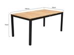 Napoli dining tuintafel 160x90xH74 cm teak blad, Tuin en Terras, Tuintafels, Ophalen of Verzenden, Nieuw